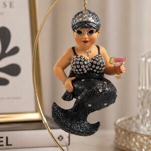 December Diamonds Margarita Diamond Mermaid Ornament 2010 Limited Production VTG